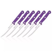 Wholesale - GINSU Kiso 6pc Purple Steak Knife Set, UPC: 079061030899